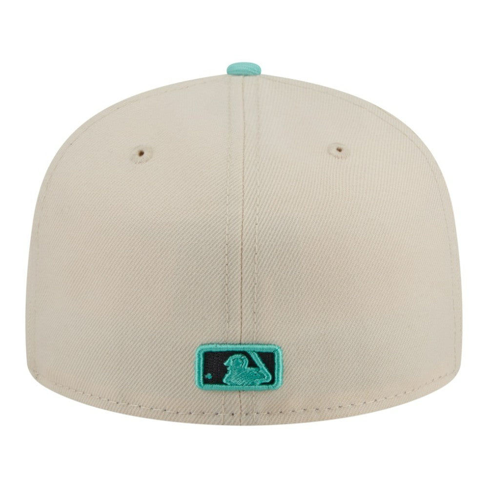 Philadelphia Phillies Two-Tone Color Pack 59FIFTY Fitted Hat - Light Beige/Turquoise | New Era