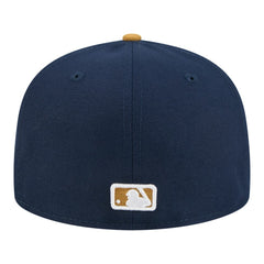 Athletics Two-Tone Color Pack 59FIFTY Fitted Hat - Navy/Khaki | New Era