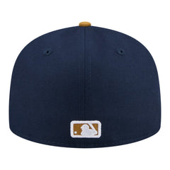 Pittsburgh Pirates Two-Tone Color Pack 59FIFTY Fitted Hat - Navy/Khaki | New Era