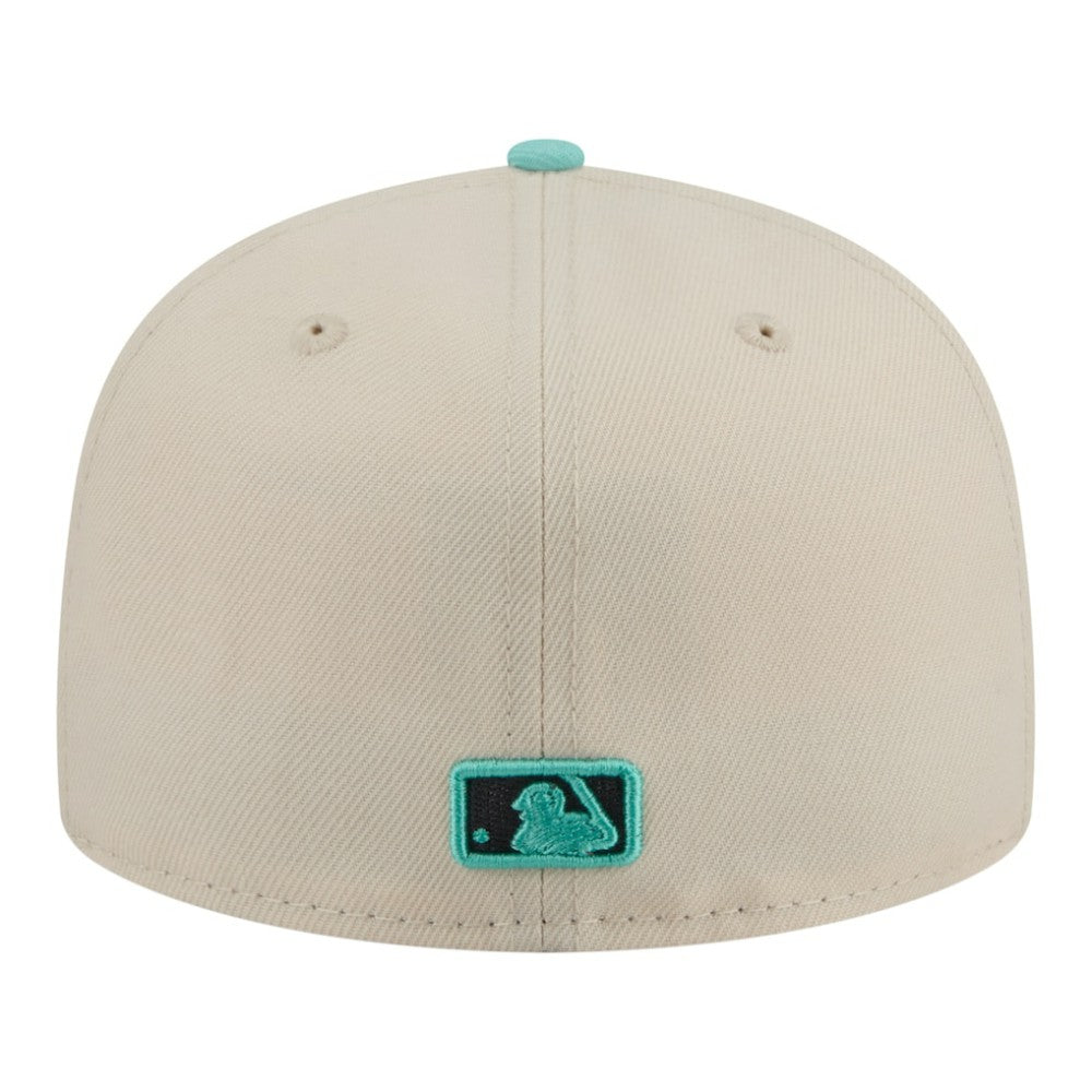 Pittsburgh Pirates Two-Tone Color Pack 59FIFTY Fitted Hat - Light Beige/Turquoise | New Era