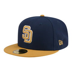 San Diego Padres Two-Tone Color Pack 59FIFTY Fitted Hat - Navy/Khaki | New Era