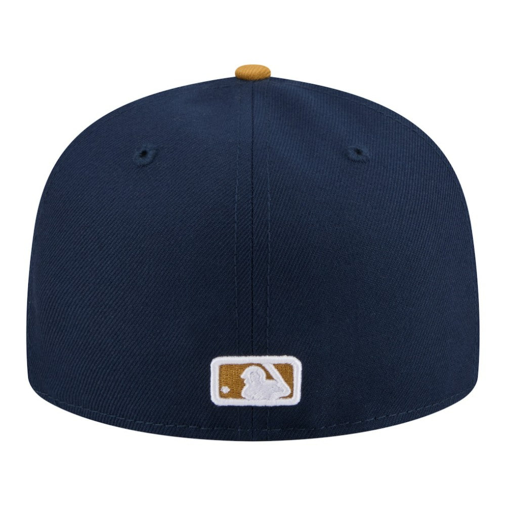 San Diego Padres Two-Tone Color Pack 59FIFTY Fitted Hat - Navy/Khaki | New Era