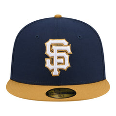San Francisco Giants Two-Tone Color Pack 59FIFTY Fitted Hat - Navy/Khaki | New Era