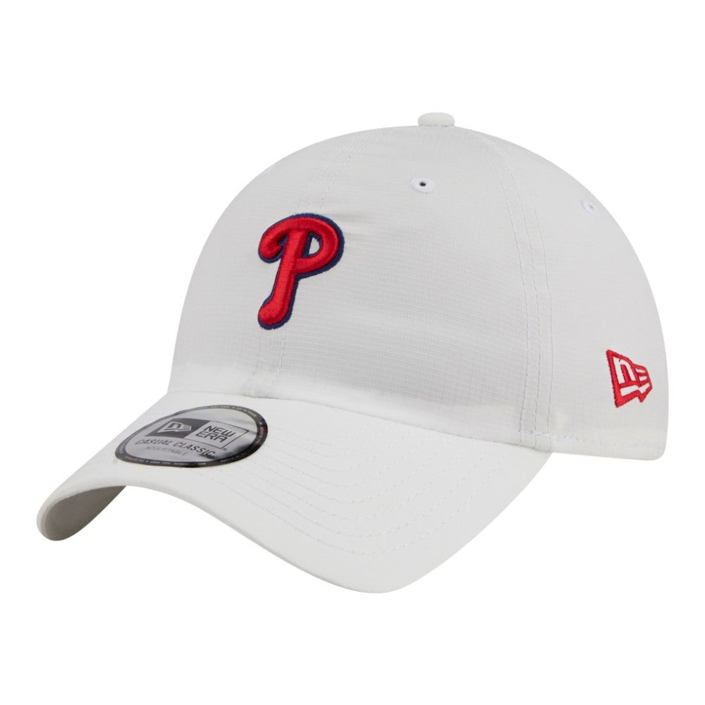 Philadelphia Phillies Ripstop Casual Classic Adjustable Hat - White | New Era