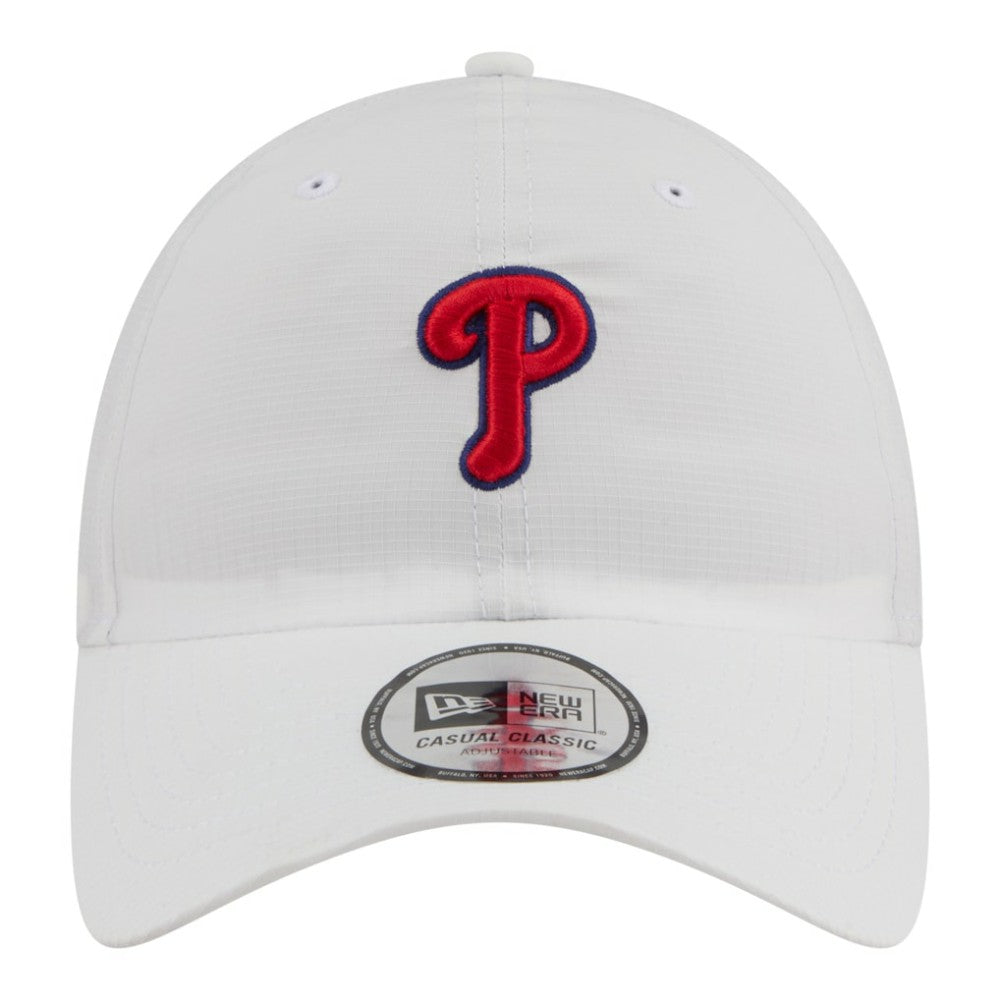 Philadelphia Phillies Ripstop Casual Classic Adjustable Hat - White | New Era