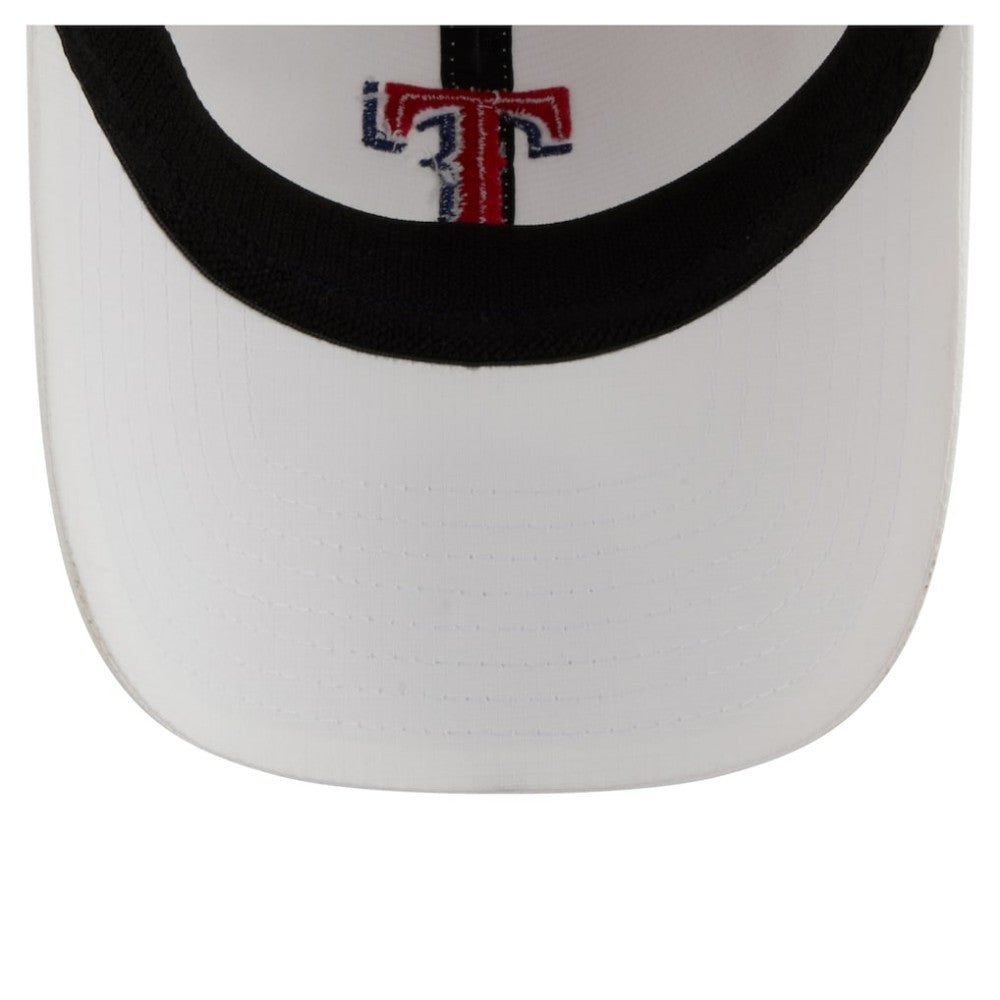 Texas Rangers Ripstop Casual Classic Adjustable Hat - White | New Era