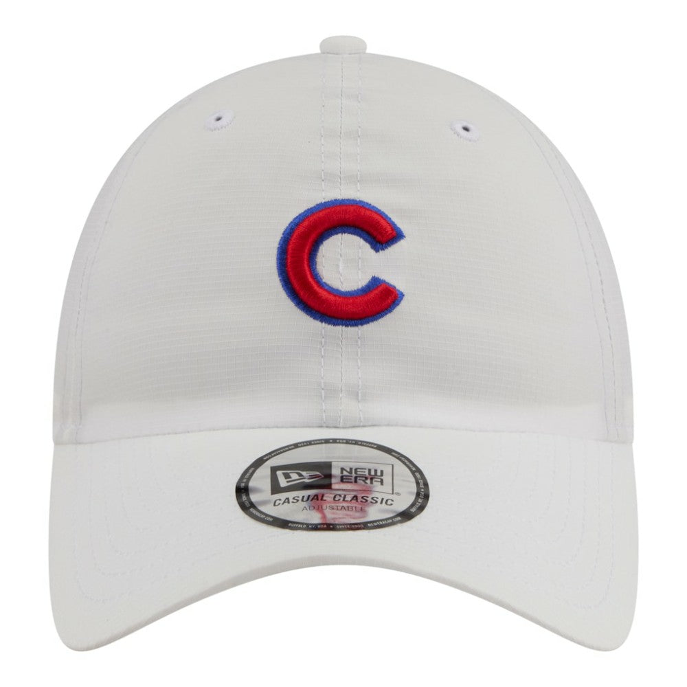 Chicago Cubs Ripstop Casual Classic Adjustable Hat - White | New Era