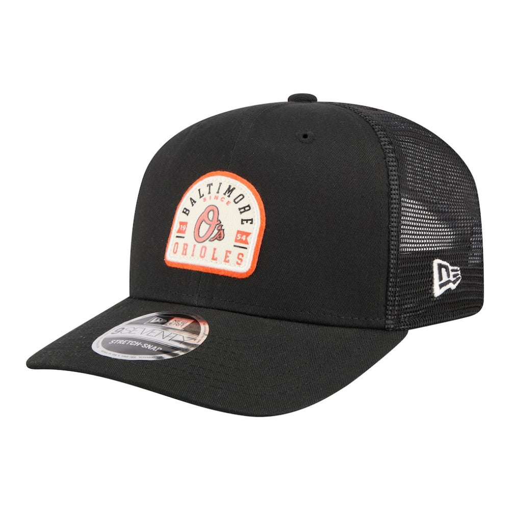 Baltimore Orioles Alternate Logo Contest 9SEVENTY Adjustable Trucker Hat - Black | New Era