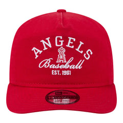 Los Angeles Angels Stacked 19TWENTY Adjustable Hat - Red | New Era