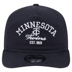 Minnesota Twins Stacked 19TWENTY Adjustable Hat - Navy | New Era