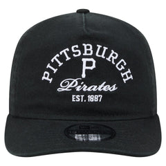 Pittsburgh Pirates Stacked 19TWENTY Adjustable Hat - Black | New Era