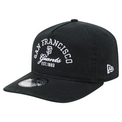 San Francisco Giants Stacked 19TWENTY Adjustable Hat - Black | New Era
