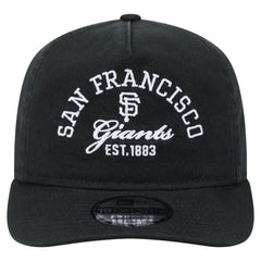 San Francisco Giants Stacked 19TWENTY Adjustable Hat - Black | New Era