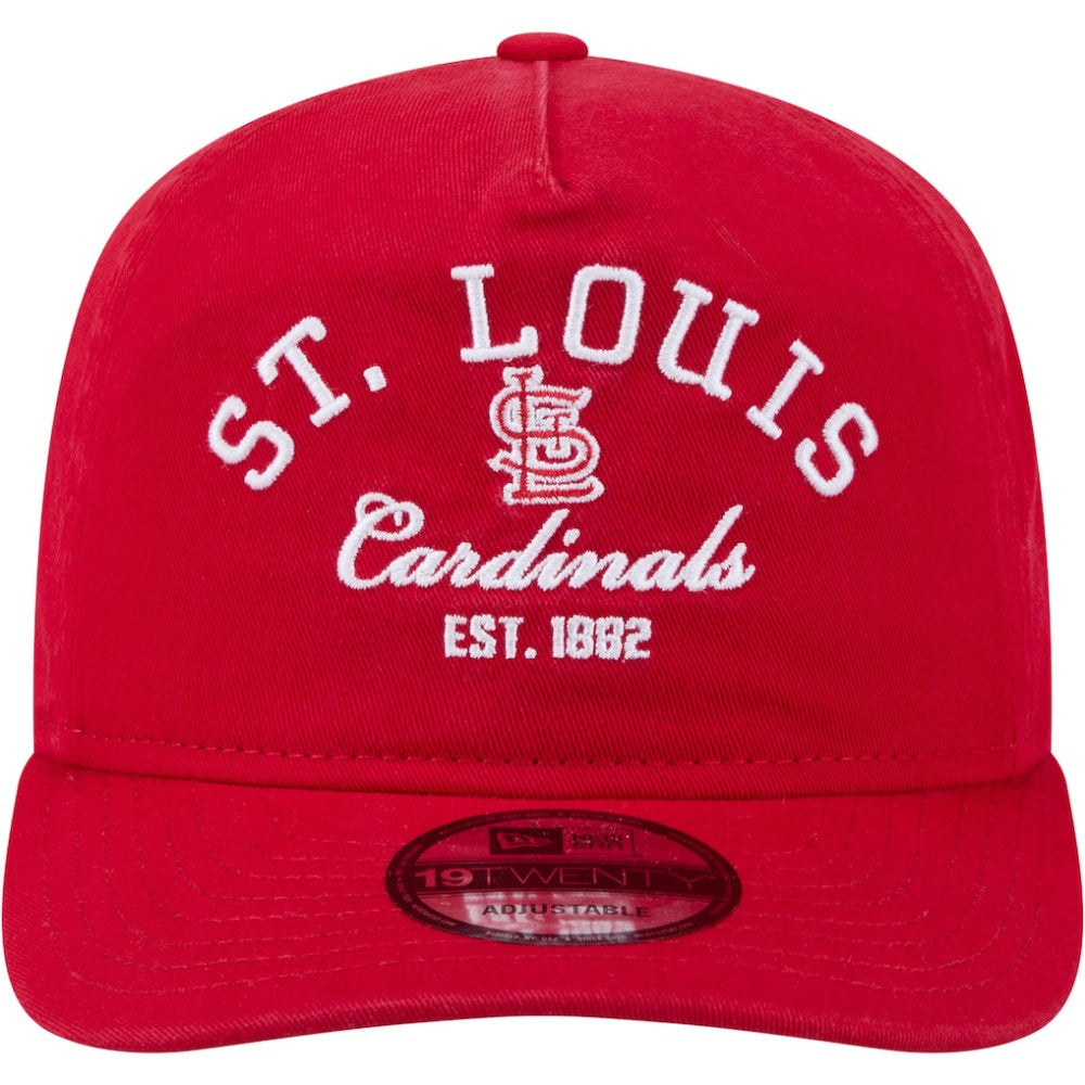 St. Louis Cardinals Stacked 19TWENTY Adjustable Hat - Red | New Era