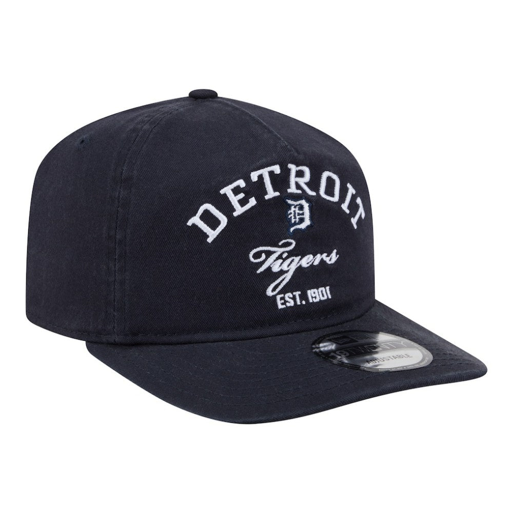 Detroit Tigers Stacked 19TWENTY Adjustable Hat - Navy | New Era