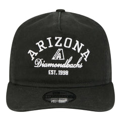 Arizona Diamondbacks Stacked 19TWENTY Adjustable Hat - Black | New Era