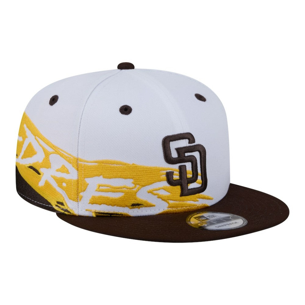 San Diego Padres 9FIFTY Snapback Hat - White/Brown | New Era