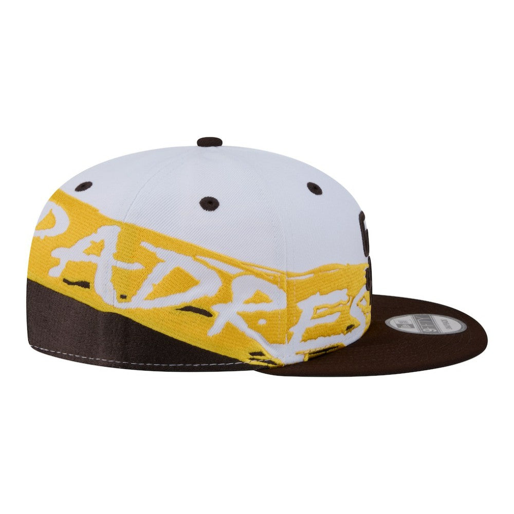 San Diego Padres 9FIFTY Snapback Hat - White/Brown | New Era