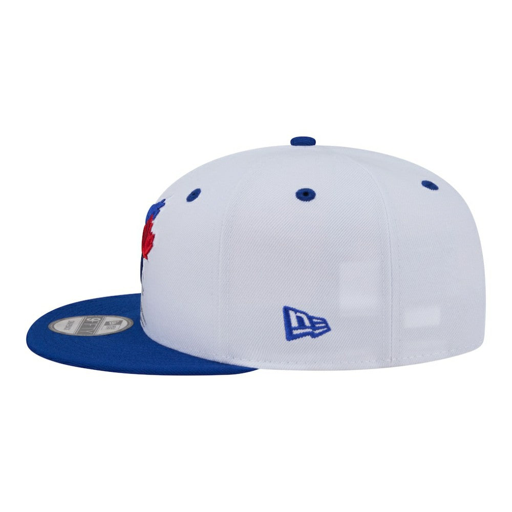 Toronto Blue Jays 9FIFTY Snapback Hat - White/Royal | New Era