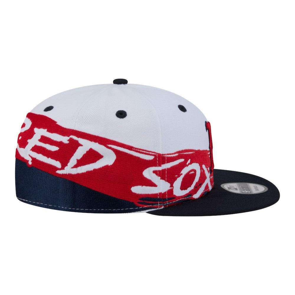 Boston Red Sox 9FIFTY Snapback Hat - White/Navy | New Era
