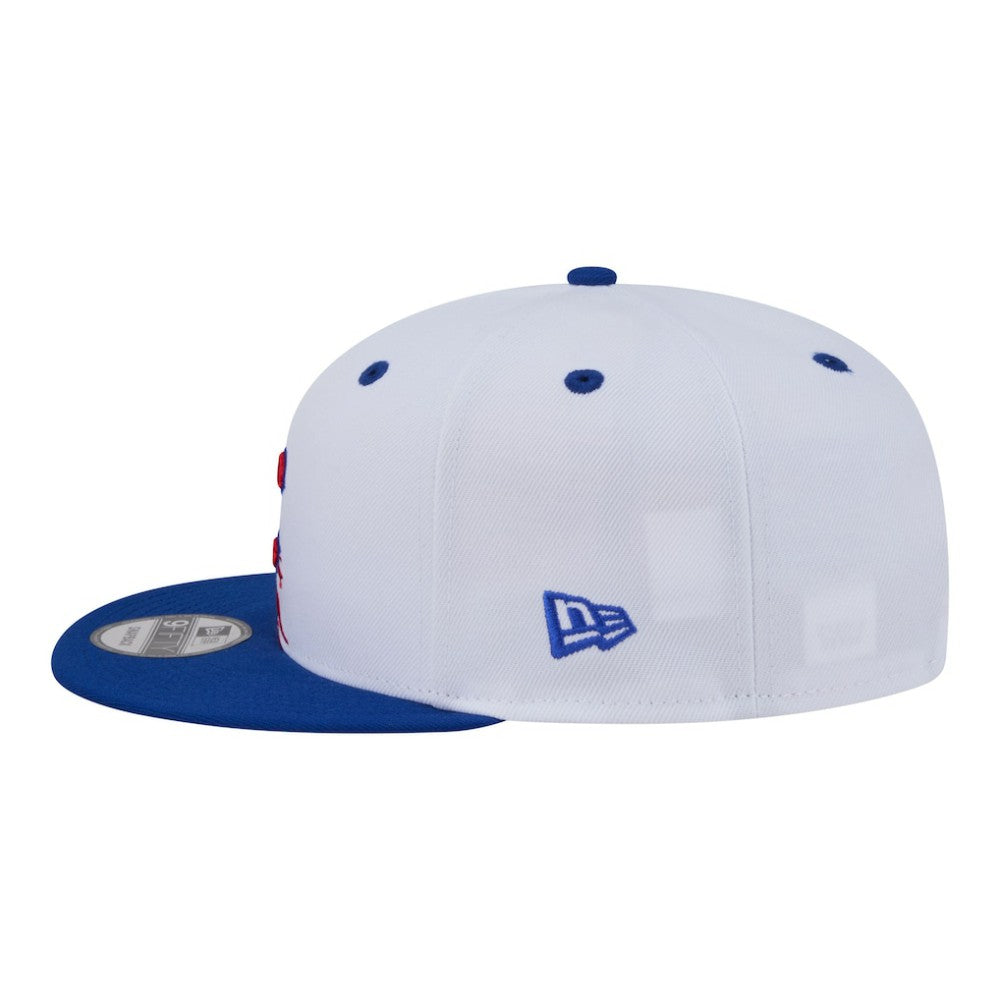Chicago Cubs 9FIFTY Snapback Hat - White/Royal | New Era