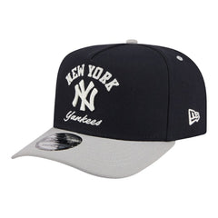 New York Yankees Arched A-Frame 9FIFTY Adjustable Hat - Navy | New Era