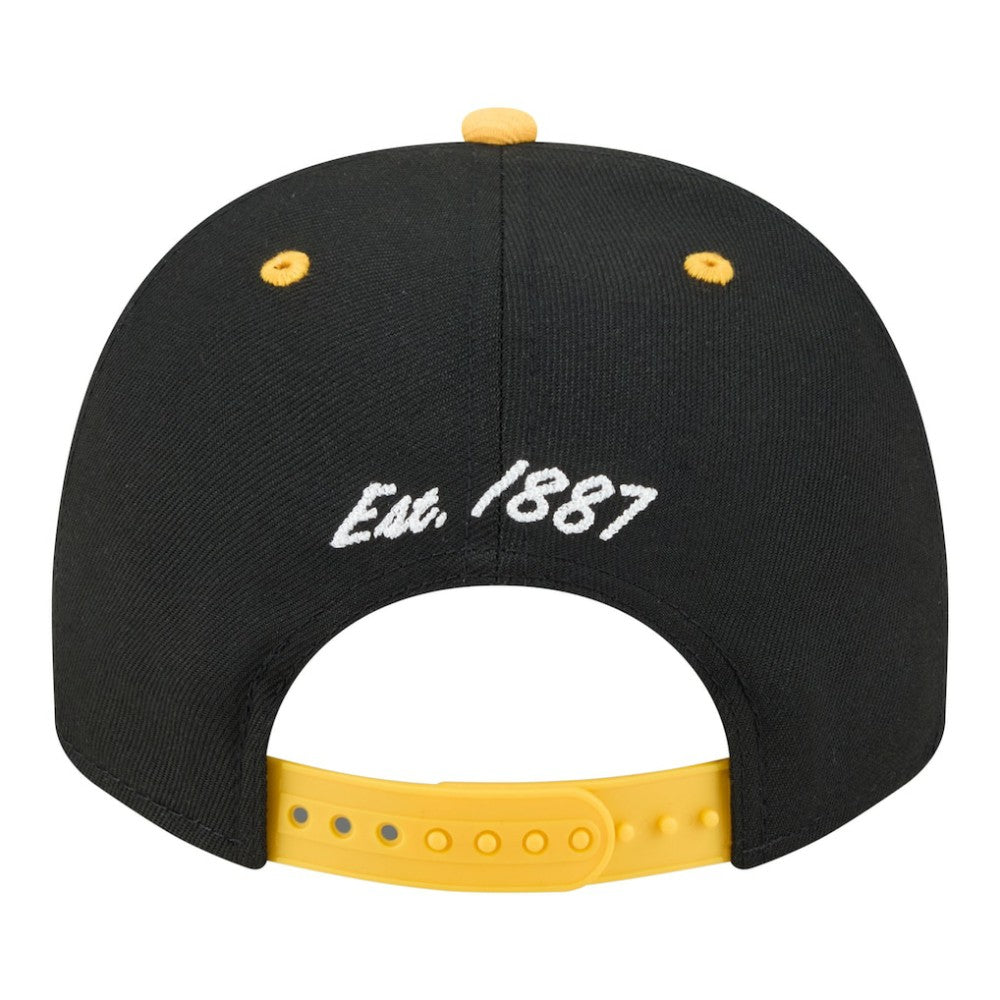 Pittsburgh Pirates Arched A-Frame 9FIFTY Adjustable Hat - Black/Gold | New Era