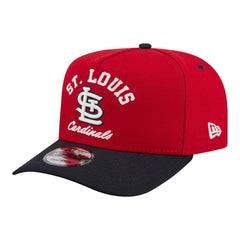 St. Louis Cardinals Arched A-Frame 9FIFTY Adjustable Hat - Red/Navy | New Era
