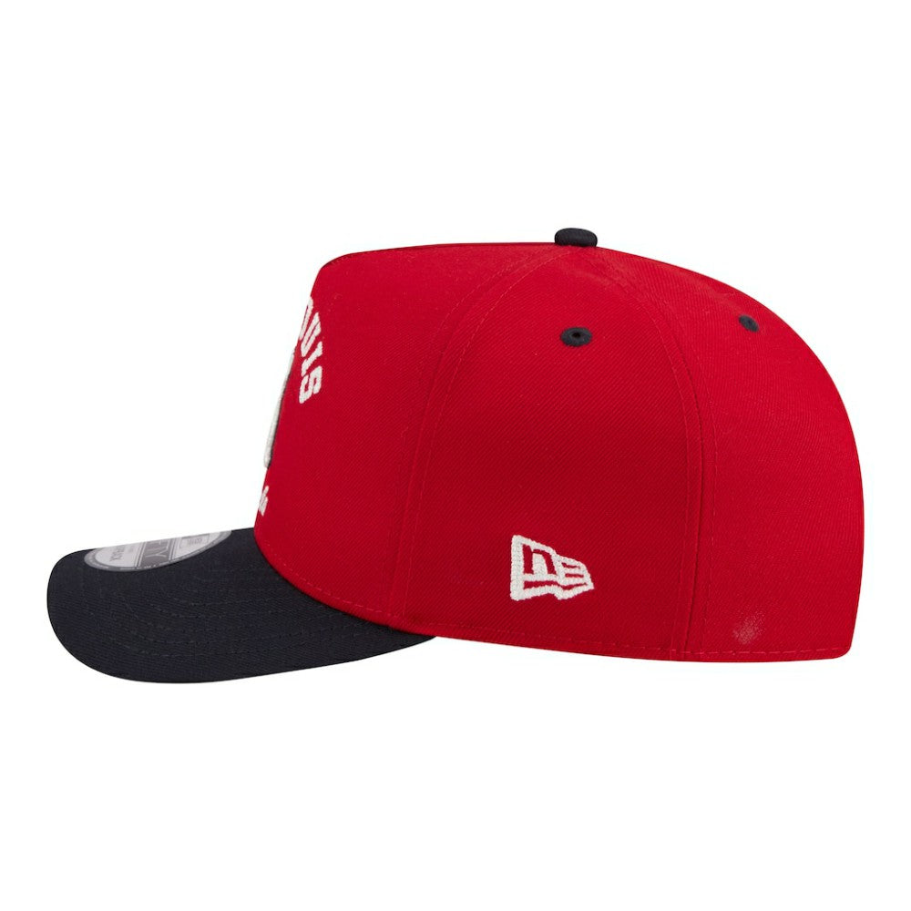 St. Louis Cardinals Arched A-Frame 9FIFTY Adjustable Hat - Red/Navy | New Era