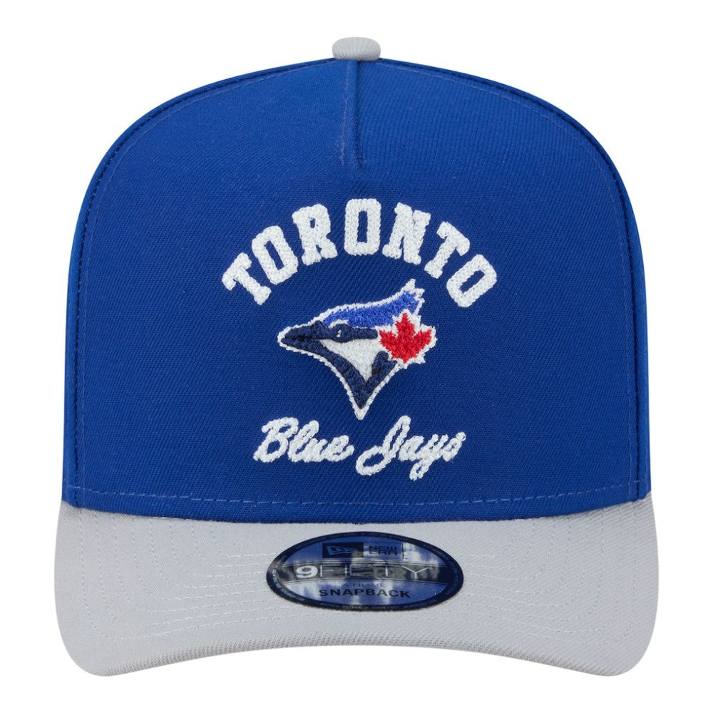 Toronto Blue Jays Arched A-Frame 9FIFTY Adjustable Hat - Royal/Gray | New Era