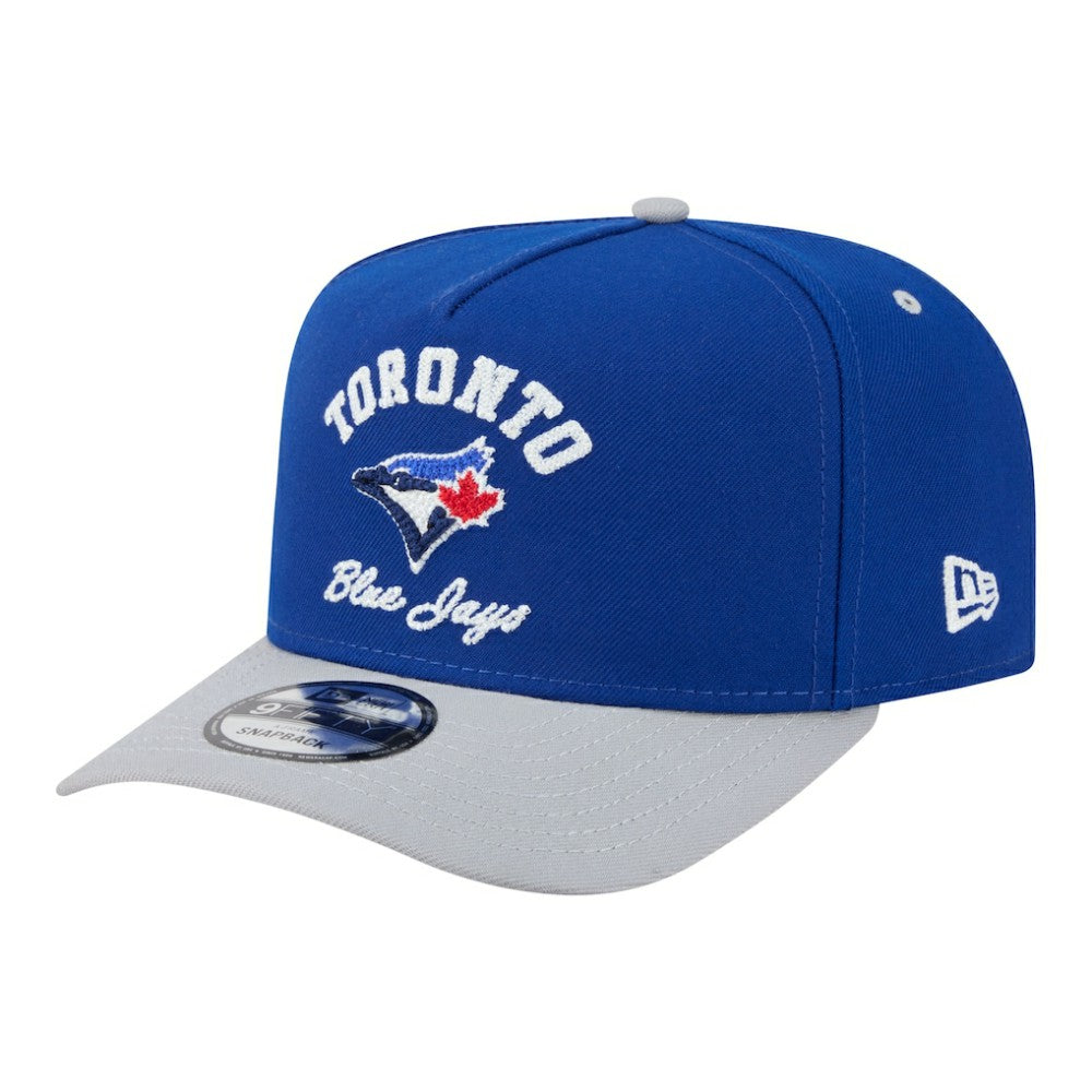 Toronto Blue Jays Arched A-Frame 9FIFTY Adjustable Hat - Royal/Gray | New Era