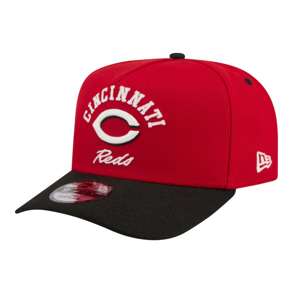 Cincinnati Reds Arched A-Frame 9FIFTY Adjustable Hat - Red | New Era