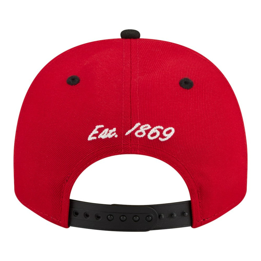 Cincinnati Reds Arched A-Frame 9FIFTY Adjustable Hat - Red | New Era