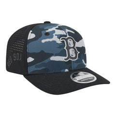 Boston Red Sox Tonal Camo 9SEVENTY Stretch-Snap Hat - Black | New Era