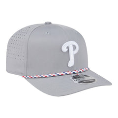 Philadelphia Phillies Sport Rope 9SEVENTY Adjustable Hat - Gray | New Era