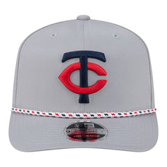 Minnesota Twins Sport Rope 9SEVENTY Adjustable Hat - Gray | New Era