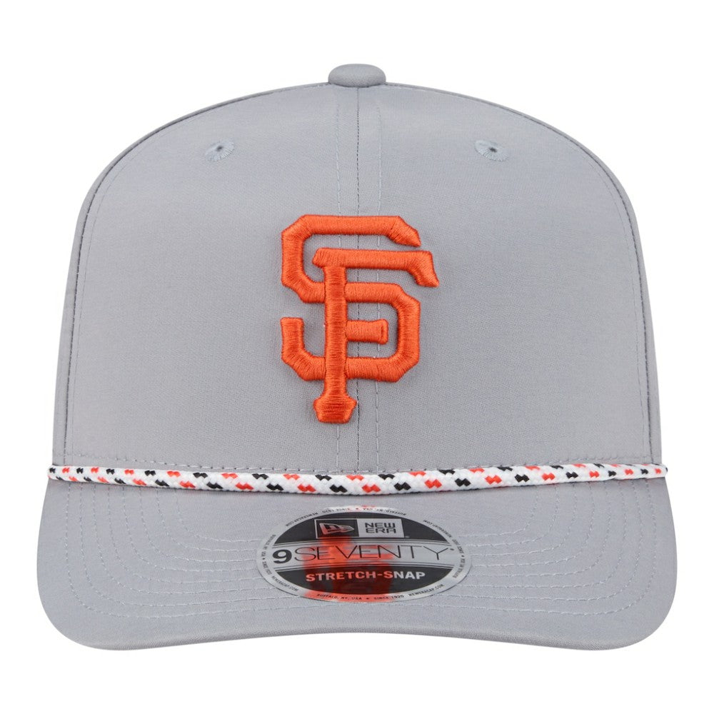 San Francisco Giants Sport Rope 9SEVENTY Adjustable Hat - Gray | New Era