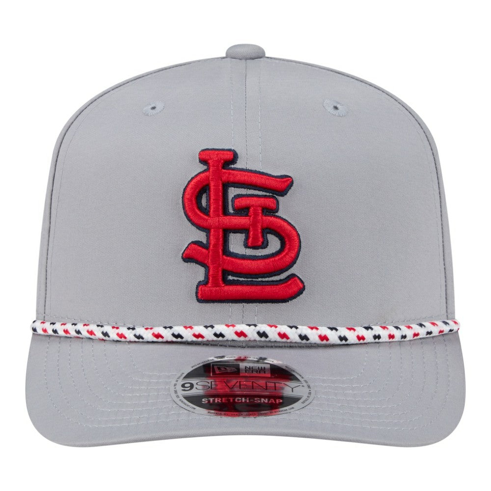 St. Louis Cardinals Sport Rope 9SEVENTY Adjustable Hat - Gray | New Era