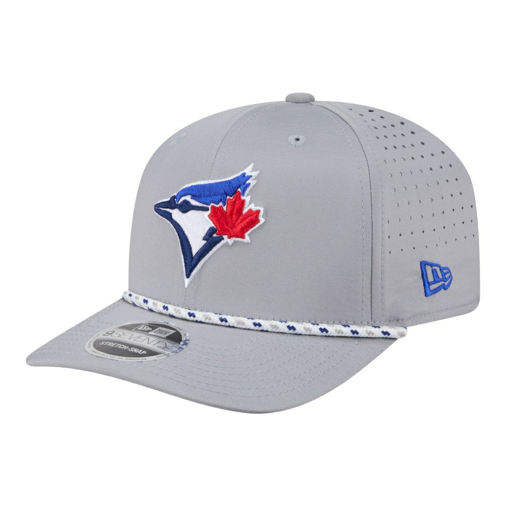 Toronto Blue Jays Sport Rope 9SEVENTY Adjustable Hat - Gray | New Era