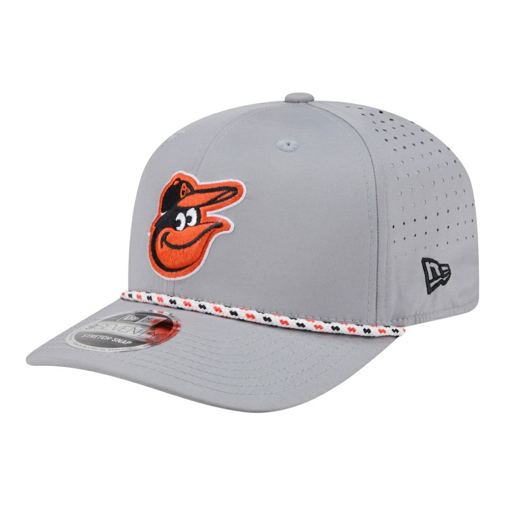 Baltimore Orioles Sport Rope 9SEVENTY Adjustable Hat - Gray | New Era