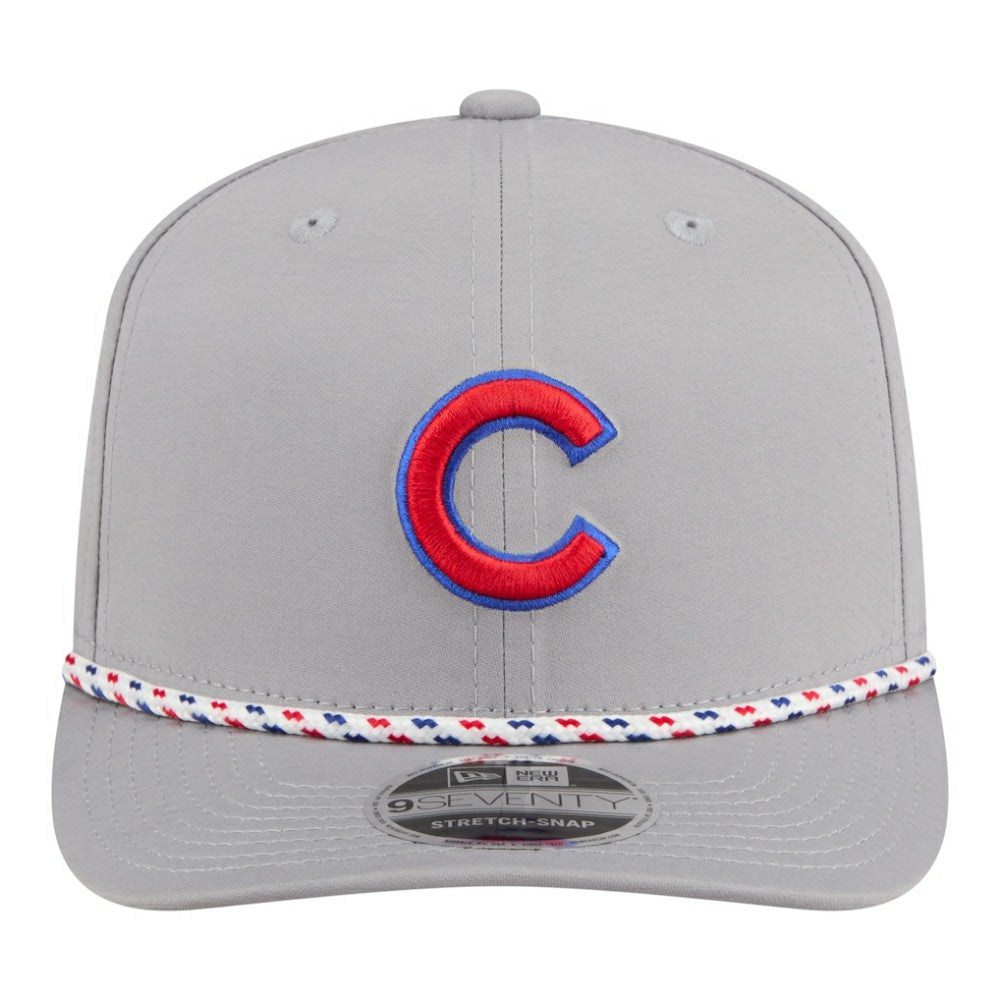 Chicago Cubs Sport Rope 9SEVENTY Adjustable Hat - Gray | New Era