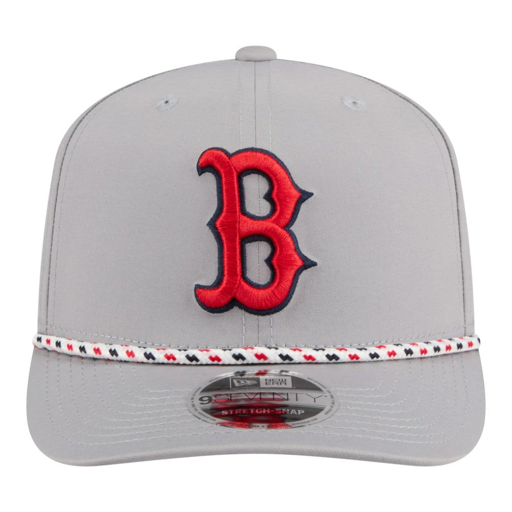 Boston Red Sox Sport Rope 9SEVENTY Adjustable Hat - Gray | New Era