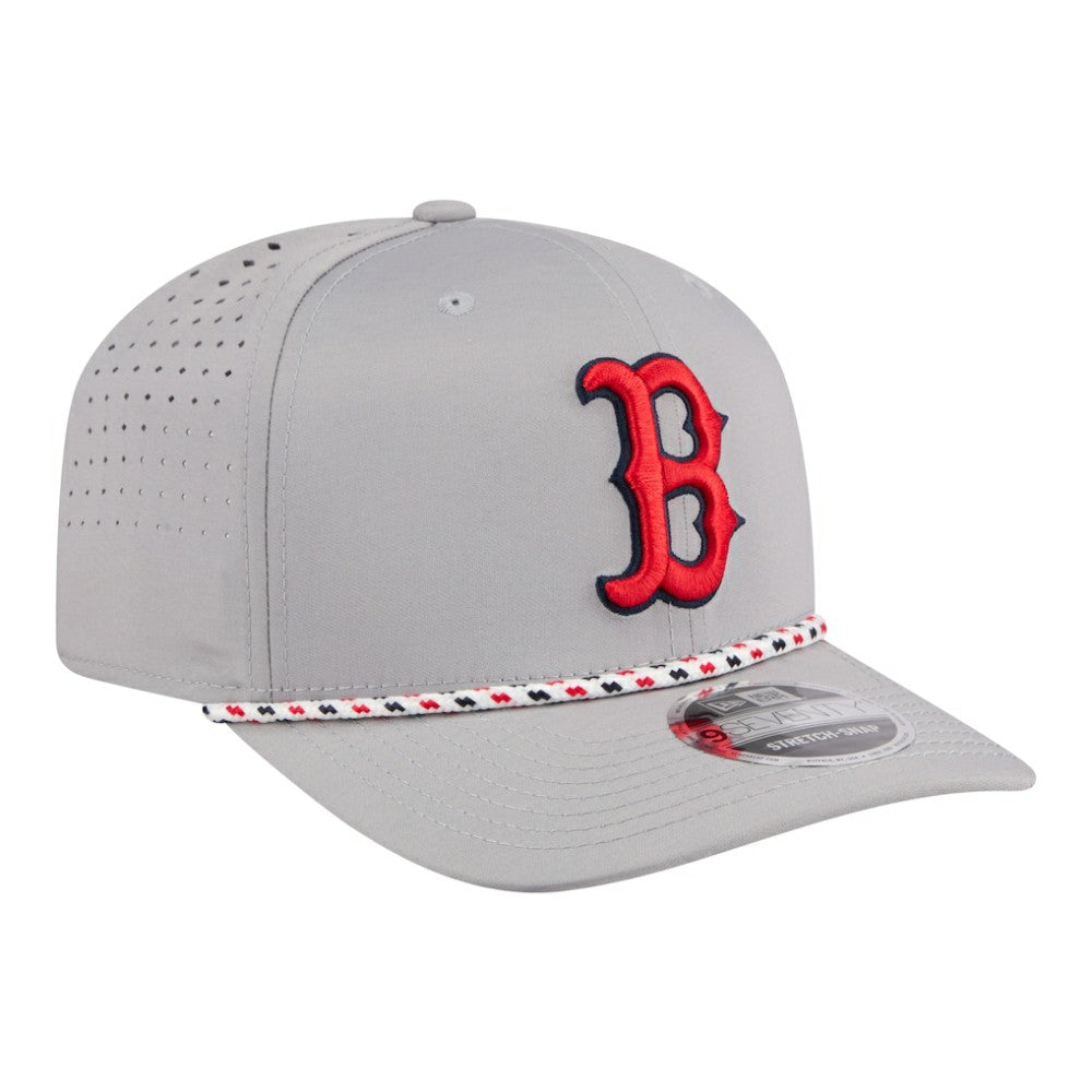 Boston Red Sox Sport Rope 9SEVENTY Adjustable Hat - Gray | New Era