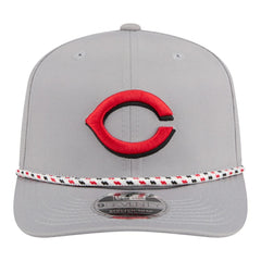 Cincinnati Reds Sport Rope 9SEVENTY Adjustable Hat - Gray | New Era