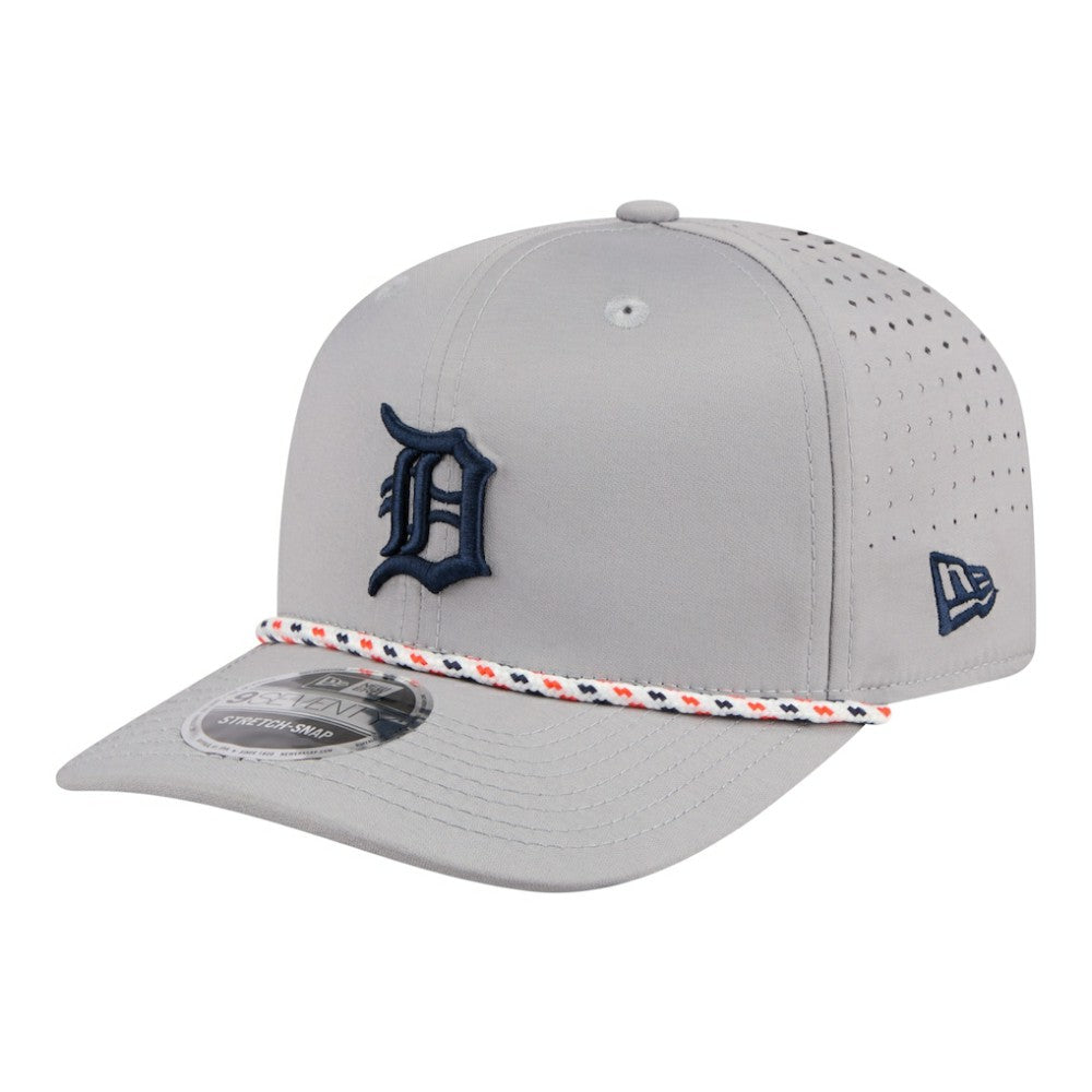 Detroit Tigers Sport Rope 9SEVENTY Adjustable Hat - Gray | New Era