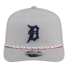 Detroit Tigers Sport Rope 9SEVENTY Adjustable Hat - Gray | New Era