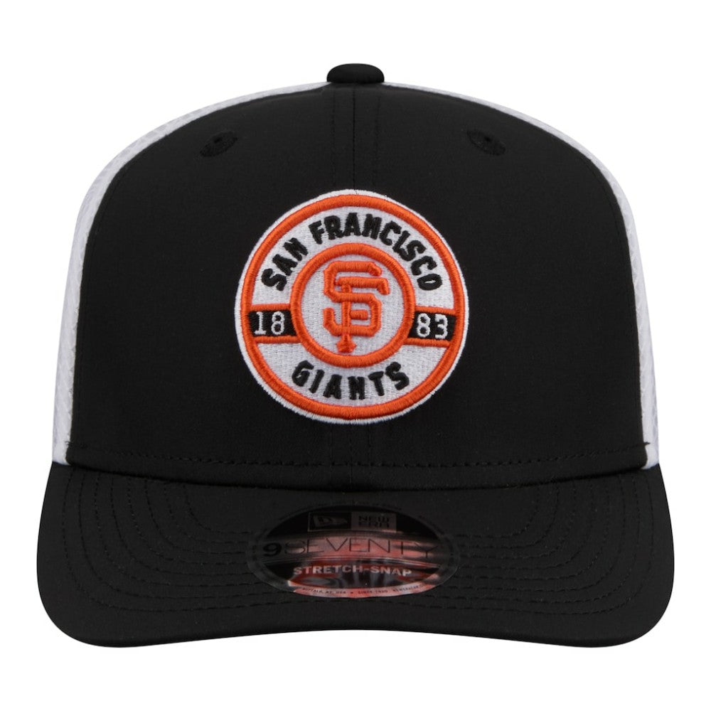 San Francisco Giants Active 9SEVENTY Adjustable Trucker Hat - Black | New Era