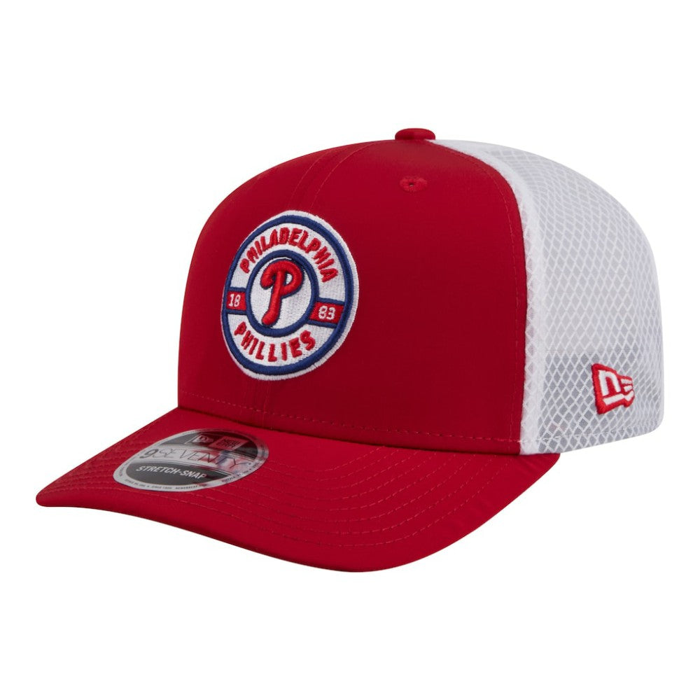 Philadelphia Phillies Active 9SEVENTY Adjustable Trucker Hat - Red | New Era