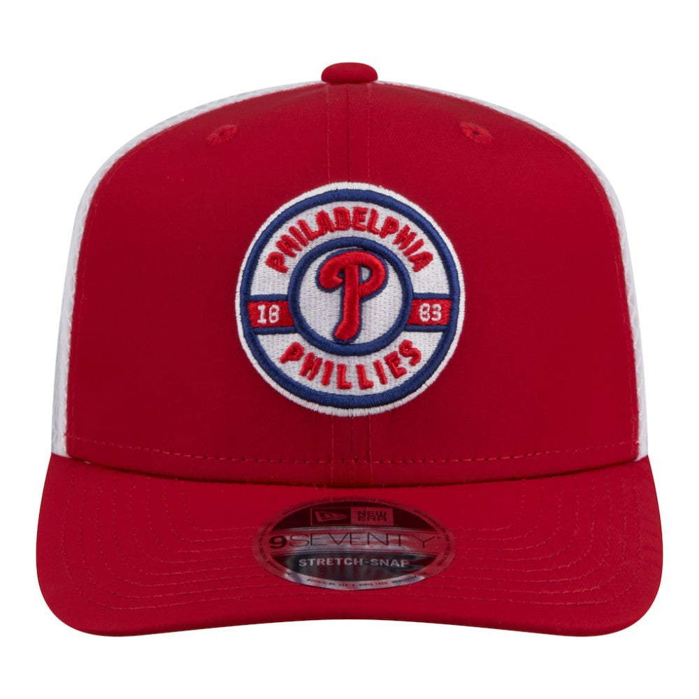 Philadelphia Phillies Active 9SEVENTY Adjustable Trucker Hat - Red | New Era