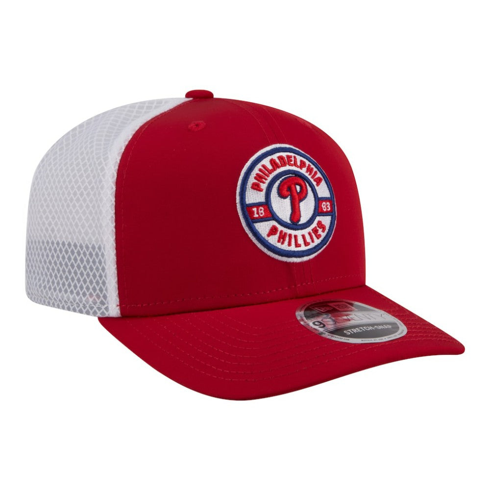 Philadelphia Phillies Active 9SEVENTY Adjustable Trucker Hat - Red | New Era